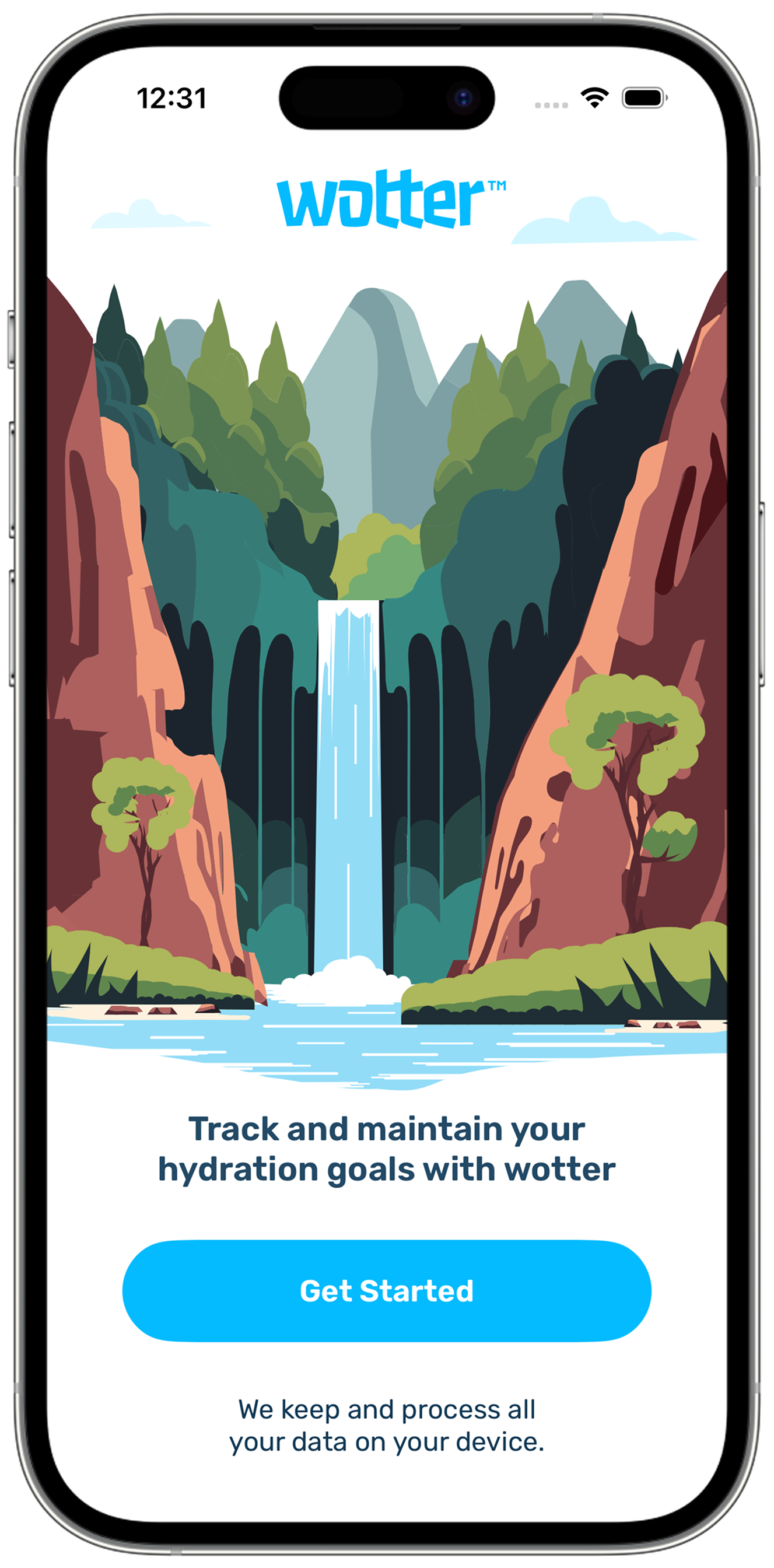 Wotter app screenshot